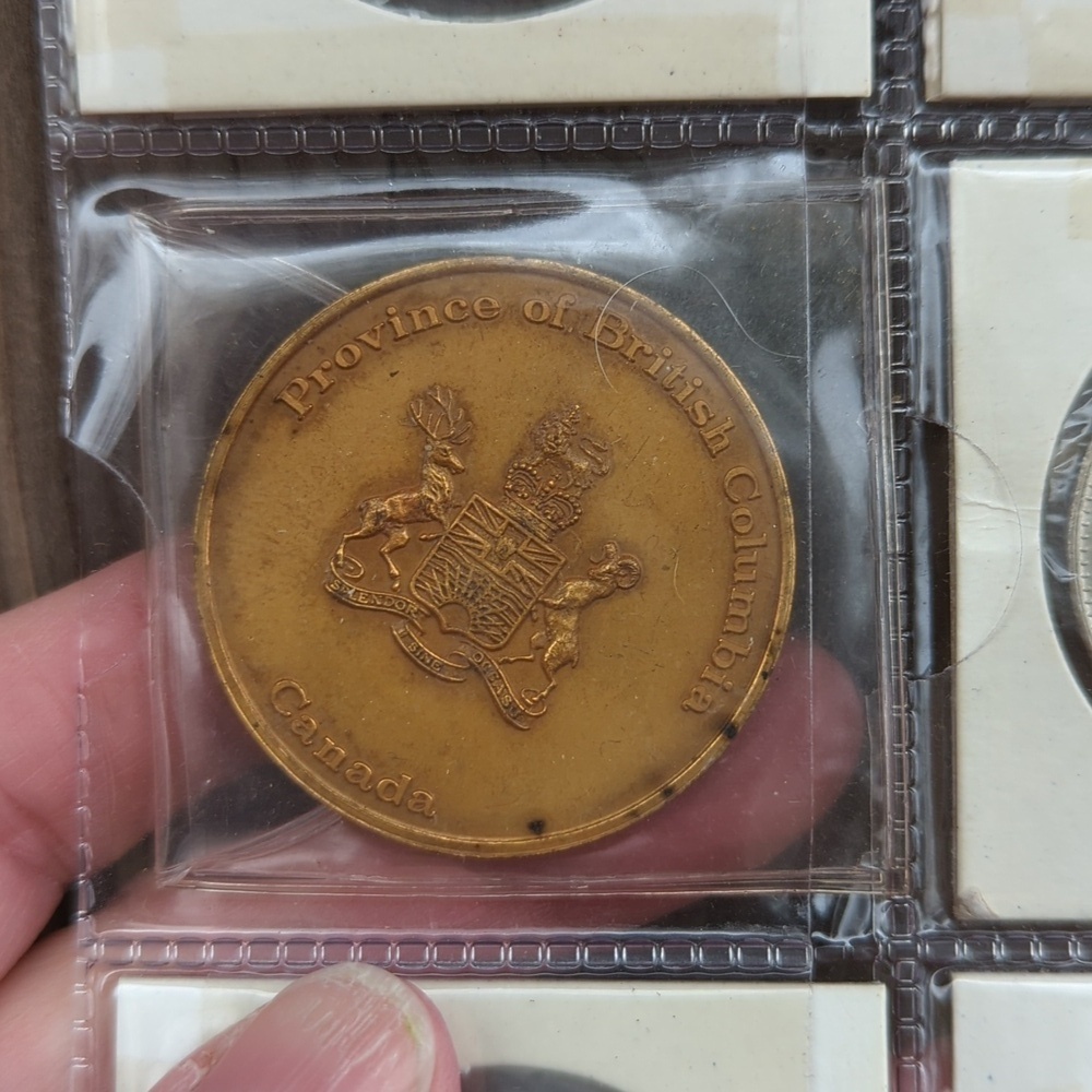 British Columbia Canada Token - Picture 2 of 2